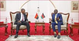 President William Ruto with his Angolan counterpart João Lourenço.